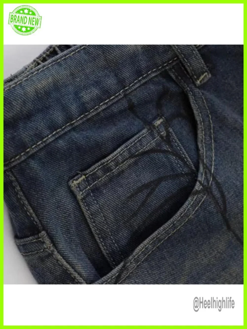 Baggy Vintage Acid Wash Jean Shorts Wide Leg Y2K Grunge Streetwear
